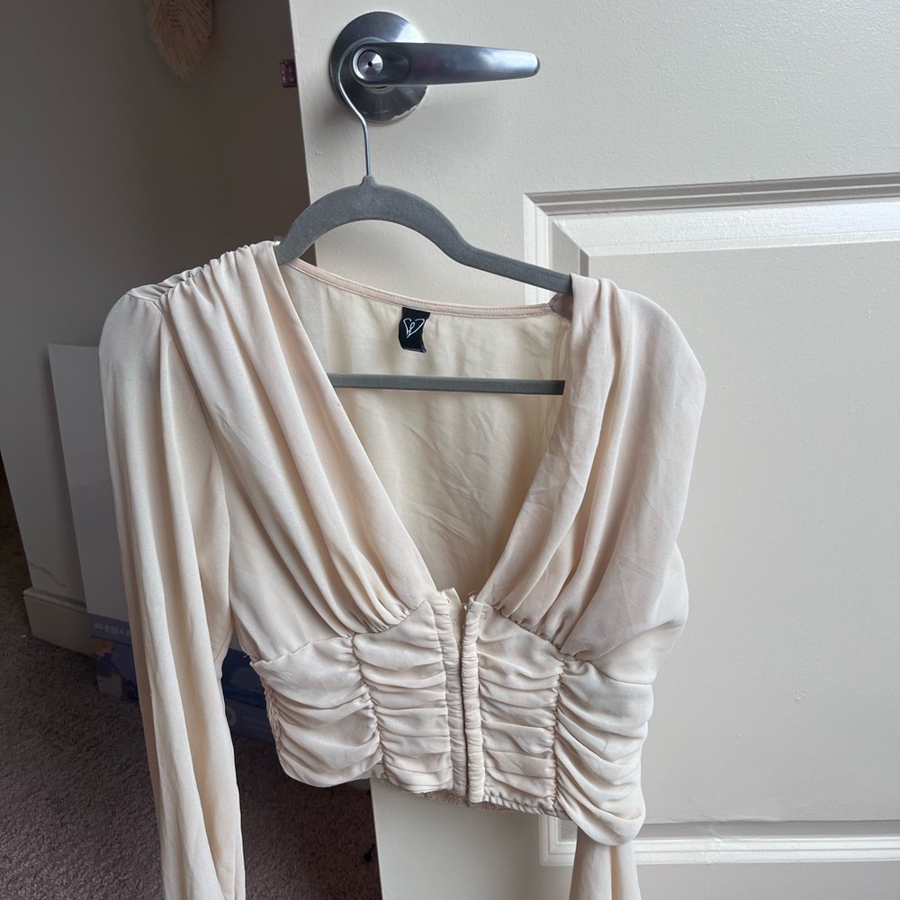 Half corset blouse